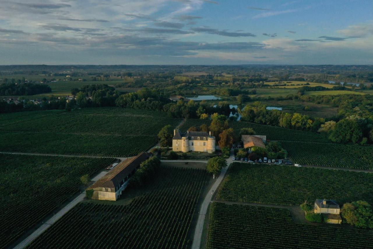 Gîte avec piscine, Château de Lescours, St-Émilion Saint-Sulpice-de-Faleyrens Exterior foto